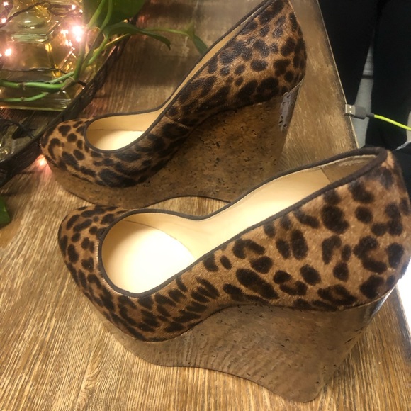 Christian Louboutin Pony Hair Wedges - Picture 2 of 7